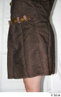  Photos Medieval Woman in brown dress 1 brown dress historical Clothing leg lower body medieval 0004.jpg